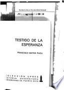 Testigo de la esperanza