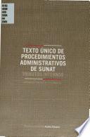 Texto único de procedimientos administrativos de SUNAT