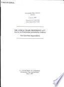 The Andean Trade Preference Act