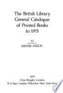 The British Library General Catalogue of Printed Books to 1975