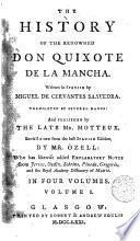 The History of the Renowned Don Quixote de la Mancha,1