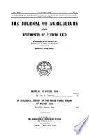 The Journal of Agriculture of the University of Puerto Rico