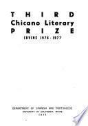Third Chicano Literary Prize, Irvine 1976-1977