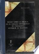 Tiento sobre la música en el espacio tipográfico de Zaragoza anterior al siglo XX