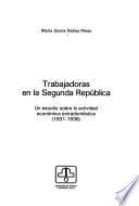 Trabajadoras en la Segunda República