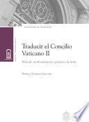 Traducir el Concilio Vaticano II
