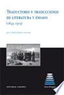 Traductores y traducciones de literatura y ensayo (1835-1919)
