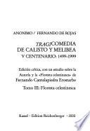 Tragicomedia de Calisto y Melibea: Floresta celestinesca