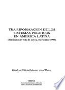 Transformación de los sistemas políticos en América Latina