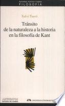 Tránsito de la naturaleza a la historia en la filosofía de Kant