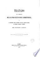 Tratado de la formación de los proyectos de carreteras