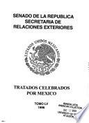 Tratados ratificados y convenios ejecutivos celebrados por México: 1996