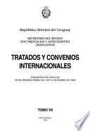 Tratados y convenios internacionales: Suscritos por Uruguay en el período enero de 1927 a diciembre de 1929