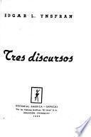 Tres discursos