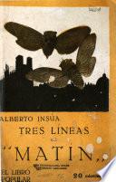 Tres líneas del Matín.