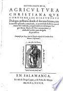 Treynta y cinco dialogos familiares de la agricultura christiana