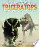 Triceratops. Dinosaurio de tres cuernos