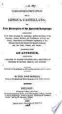 True Principles of the Spanish Language