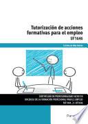 Tutorización de acciones formativas para el empleo