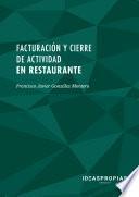 UF0260 Facturación y cierre de actividad en restaurante
