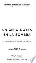 Un cirio gotea en la sombra