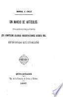 Un manojo de artículos