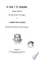 Un page y un caballero