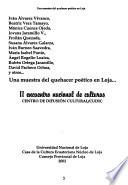 Una muestra del quehacer poético en Loja--