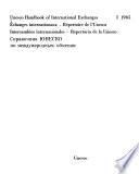 Unesco Handbook of International Exchanges