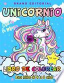 Unicornio Libro de Colorear para Niños de 4 a 8 años