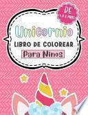 Unicornio Libro De Colorear Para Ninos De 4 A 8 Años