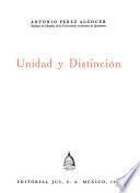 Unidad y distinción