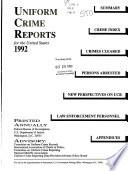 Uniform Crime Reports for the United States