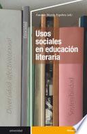 Usos sociales en educación literaria