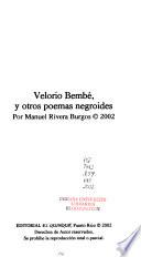 Velorio Bembé, y otros poemas negroides
