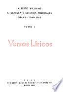 Versos líricos