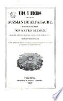 Vida Y hechos del pícaro Guzmán de Alfarache