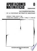 Vigésimo segundo Congreso Nacional de la Sociedad Matemática Mexicana