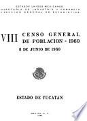 VIII [i. e. Octavo] censo general de población, 1960