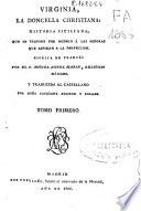 Virginia ó La doncella christiana