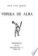 Víspera de alba