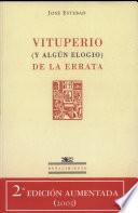 Vituperio (y algún elogio) de la errata