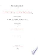 Vocabulario de la lengua méxicana