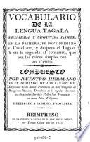 Vocabulario de la Lengua Tagala