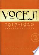 Voces, 1917-1920