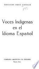 Voces indígenas en el idioma español