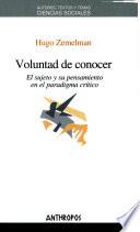 Voluntad de conocer