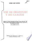 Voz de gratitud y de cariño