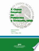 X Censo General de Población y Vivienda, 1980. Estado de Morelos. Volumen II. Tomo 17