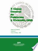 X Censo General de Población y Vivienda, 1980. Estado de Zacatecas. Volumen II. Tomo 32